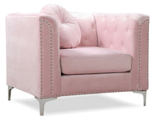 Load image into Gallery viewer, Contemporary Sloped Arm Chair