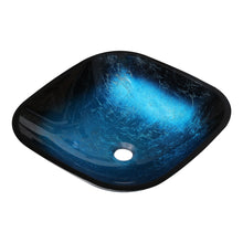Load image into Gallery viewer, Artistic Vessel Sink With Faucet And Pop Up Drain - Blue