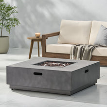 Load image into Gallery viewer, Modern Square Fire Pit With 50,000 Btu