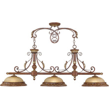 Load image into Gallery viewer, 21" Three Light Metal Dimmable Chandelier With Shades - Bronze