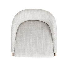 Load image into Gallery viewer, Newport - Coastal Curved Back Upholstered Counter Stool - Two Tone Neutral Gray