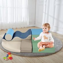 Load image into Gallery viewer, Soft Climb And Crawl Foam Playset 6 In 1, Soft Play Equipment Climb And Crawl Playground For Kids, Kids Crawling And Climbing Indoor Active Play Structure - Colorful