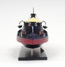 Load image into Gallery viewer, Hand Painted 1862 USS Monitor Model Boat - Black / Red