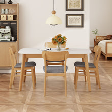Load image into Gallery viewer, 5 Piece Dining Set With Table And Upholstered Chairs