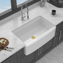 Load image into Gallery viewer, Kitchen Sink Workstation With Deep Bowl And Space-Saving Track Design - White