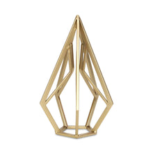 Load image into Gallery viewer, Open Geometric Tabletop Sculpture (635384) - Gold