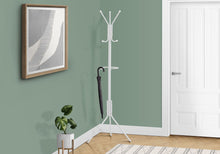 Load image into Gallery viewer, Coat Rack, Hall Tree, Free Standing, Hanging Bar, 6 Hooks, Entryway, Contemporary & Modern