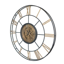 Load image into Gallery viewer, Circle Analog Exposed Gear Wall Clock (485979) - Copper