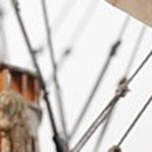 Load image into Gallery viewer, Hand Painted Solei Royal Medium Model Boat - Brown