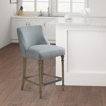 Load image into Gallery viewer, Delaney - Counter Stool - Blue