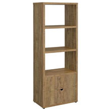 Load image into Gallery viewer, Noriega - 3 Shelf Media Tower With Open Shelves And Hidden Cabinet Storage - Mango Color
