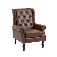Load image into Gallery viewer, Modern Accent Armchair With Sturdy Wood Legs