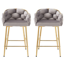 Load image into Gallery viewer, Modern Counter Stools (Set of 2)