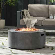 Load image into Gallery viewer, Round Iron Fire Pit With 40,000 Btu