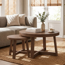 Load image into Gallery viewer, Round Nesting Stackable Tables For Living Room