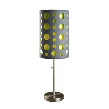 Load image into Gallery viewer, Mod Dot Novelty Table Lamp - Gray And Green
