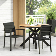 Load image into Gallery viewer, Baird - Outdoor Mesh And Aluminum Dining Chairs - Black