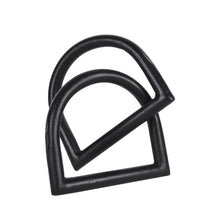 Load image into Gallery viewer, Modern Abstract Tabletop Sculpture (608706) - Black