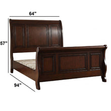 Load image into Gallery viewer, Bed With 2 Panel Headboard And Footboard
