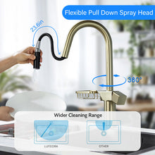 Load image into Gallery viewer, Cincosky - High Arc Pull Down Kitchen Faucet, Single Hole