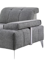 Load image into Gallery viewer, Polyester Modular L Shaped Three Piece Corner Sectional - Gray