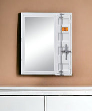 Load image into Gallery viewer, 32" Metal Framed Mounted Dresser Mirror - White
