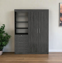Load image into Gallery viewer, 3 Drawer Combo Dresser - Gray