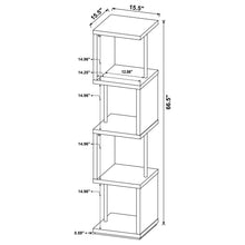 Load image into Gallery viewer, 4 Tier Bookcase With Accents