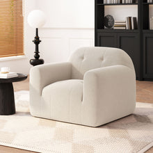 Load image into Gallery viewer, Harmonara - Boucle Upholstered Club Chair With Blind Tufting