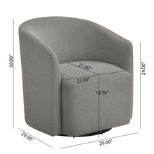 Load image into Gallery viewer, Ardena - Modern Swivel Barrel Chair