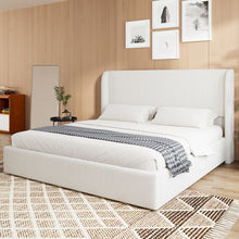 Load image into Gallery viewer, Upholstered Cloud Bed Frame With Headboard