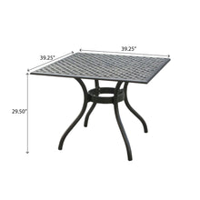 Load image into Gallery viewer, Arch Mesh Dining Table With Lightweight Frame - Black