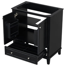 Load image into Gallery viewer, Modern Bathroom Vanity Base Only With Doors And Drawer