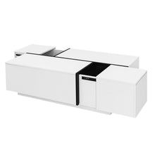 Load image into Gallery viewer, Extendable Coffee Table With Storage - White
