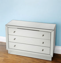 Load image into Gallery viewer, Glass Three Drawer Dresser - Clear