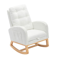 Load image into Gallery viewer, Accent Rocking Chair With Footrest, High Back