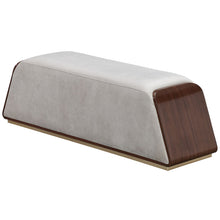 Load image into Gallery viewer, Houston - Accent Bench - Porcini / Walnut