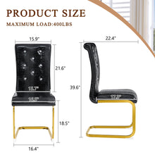 Load image into Gallery viewer, Elegant Design Alligator Skin Upholstered Dining Chairs