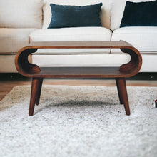 Load image into Gallery viewer, Solid Wood Open Coffee Table