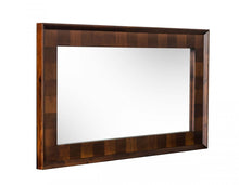 Load image into Gallery viewer, 32" Solid Framed Accent Mirror - Dark Brown