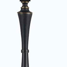 Load image into Gallery viewer, Two Light Traditional Shaped Floor Lamp With Brown Square Shade - Bronze