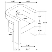 Load image into Gallery viewer, Mckinley - Accent Side Chair