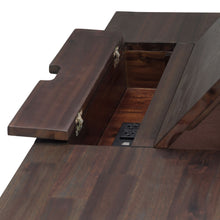 Load image into Gallery viewer, Monroe - Desk - Distressed Charcoal Brown