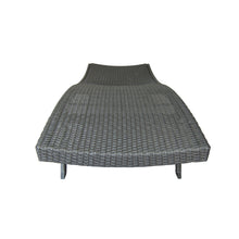 Load image into Gallery viewer, Modern Kauai Wicker Chaise Lounge With Adjustable Seat Back - Gray