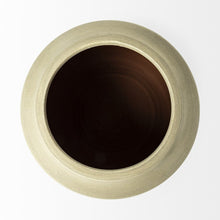 Load image into Gallery viewer, Abstract Cylinder Table Vase - Blue / Sand / White