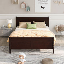Load image into Gallery viewer, Platform Bed Frame Mattress Foundation Sleigh Bed With Headboard / Footboard / Wood Slat Suppor