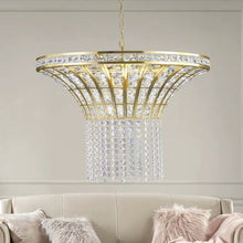 Load image into Gallery viewer, 23'' Chandelier Crystal Ceiling Light - Clear