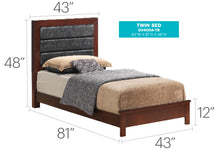 Load image into Gallery viewer, Transitional Modern Design Bed