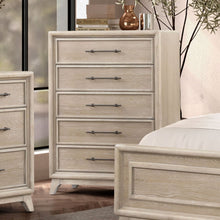 Load image into Gallery viewer, 1 Piece Chest With Handles, Angled Legs, Ball Bearing Glides - Oak