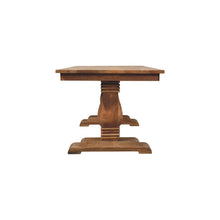 Load image into Gallery viewer, Solid Wood Double Pedestal Base Dining Table - Brown